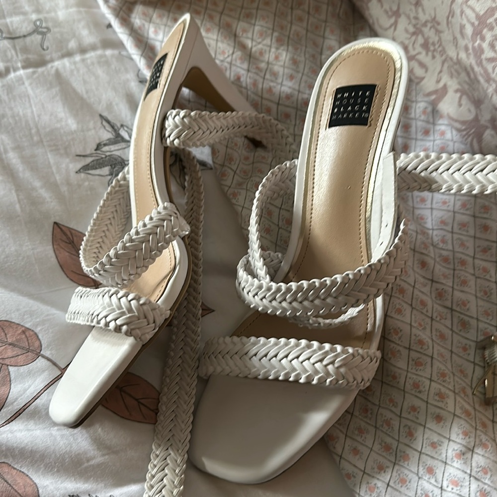White House Black Market Morgan Sandal Heel